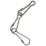 Gubar 50PCS - 1.58 inch（40mm） Upgrade Metal Spring Hooks, Flag Pole Clip Snaps Hook, 304 Stainless Steel Flagpole Accessories, Lanyard Snap Clip Hooks, Keychain