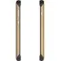 Ghostek Atomic Slim Galaxy S10 Clear Case with Space Metal Bumper Super Heavy Duty Protection Military Grade Shockproof Design and Wireless Charging Compatible for 2019 Galaxy S10 (6.1 Inch) - (Gold)