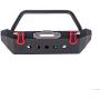 EAPTS RC Car Bumper,RC Crawler Bumper,Metal Front Rear Bumper with Led Lights for 1/10 RC Car Crawler Axial SCX10 90046 SCX10 III AXI03007 TRX4 TRX-4 Car Accessories RC Parts Kit