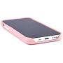 Dockem iPhone 12 Mini Wallet Case: Built-in Metal Plate for Magnetic Mounting & 1 Credit Card Holder (5.4'' Exec M2, Smooth Synthetic Leather, Pink)