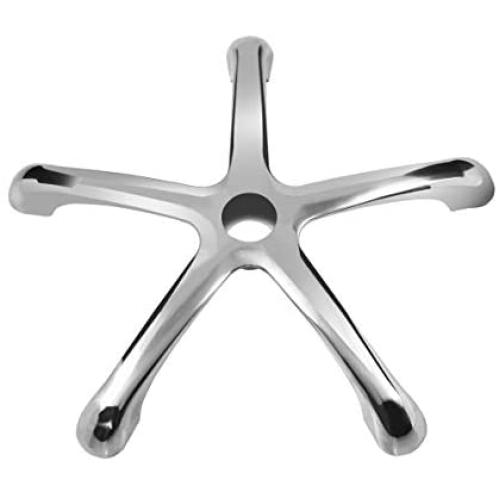 20.5'' Stool Chair Base Replacement Parts to Repair Office Swivel Pneumatic Stool Bottom, Strong Aluminum Metal