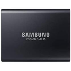 SAMSUNG T5 Portable SSD 2TB - Up to 540MB/s - USB 3.1 External Solid State Drive, Black (MU-PA2T0B/AM)