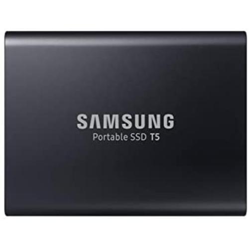 SAMSUNG T5 Portable SSD 2TB - Up to 540MB/s - USB 3.1 External Solid State Drive, Black (MU-PA2T0B/AM)