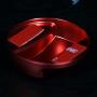 For BMW Fuel Tank Cap Cover Aluminum alloy Metal Gas Tank Fuel Filler Cap Cover Fits for BMW 1 2 3 4 5 6 7 X1 X3 X4 X5 X6 Z series (GASOLINE Red)