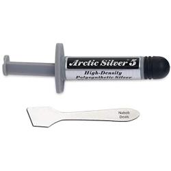 Arctic Silver 5 Thermal Cooling Compound Paste 3.5g Heatsink Paste High-Density Polysynthetic Silver with Bonus Tool (Arctic Silver with Bonus Tool)