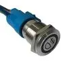 Etopar 12V 5A 19mm Car Auto Blue LED Light Lamp Fog Push Button Stainless Steel Metal Toggle Switch Socket Plug Etopar 12V 5A 19mm Car Auto Blue LED Light Lamp Fog Push Button Stainless Steel Metal Toggle Switch Socket Plug