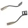 LCX Racing 1/10th RC Crawler Car Body Parts Metal Exhaust Pipes for RC Car Axial SCX10 II 90046 90047, Upgrades Parts Accessories