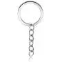 LANBEIDE 35PCS Split Key Ring with Chain and Jump Rings, Split Key Ring with Chain Silver Color Metal Split Key Chain Ring Parts with 30mm Open Jump Ring and Connector. LANBEIDE 35PCS Split Key Ring with Chain and Jump Rings, Split Key Ring with Chain Silver Color Metal Split Key Chain Ring Parts with 30mm Open Jump Ring and Connector.