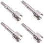 RC Wheel Axle, Medium Carbon Steel 1:14 Scale RC Car Rear Wheel Axle Metal Wheel Stub Axle RC Model Car Spare Parts Replacement Accessories for WLtoys 144001 1/14 4WD Car (Medium Carbon Steel )