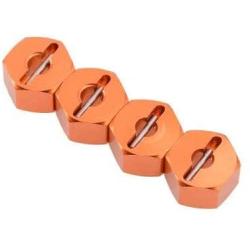 Parts & Accessories HPI Bullet 3.0 ST/MT Upgrade Accessories Aluminum 14MM Hex Adapter BMT0021 - (Color: Orange)