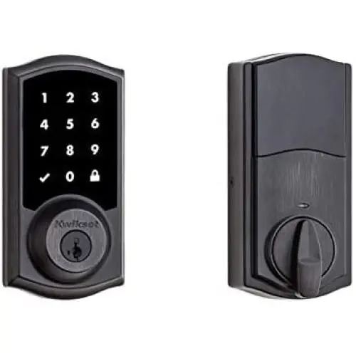 Kwikset 99160-021 SmartCode 916 Traditional Smart Touchscreen Deadbolt Door Lock with SmartKey Security and Z-Wave Plus, Venetian Bronze Kwikset 99160-021 SmartCode 916 Traditional Smart Touchscreen Deadbolt Door Lock with SmartKey Security and Z-Wave Plus, Venetian Bronze