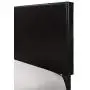 Crown Mark Erin Upholstered Panel Bed in Black, Full Crown Mark Erin Upholstered Panel Bed in Black, Full