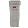 Rubbermaid Commercial Products 1971259 Slim Jim Trash/Garbage Can with Venting Channels, 16 Gallon, Beige (Pack of 4) Rubbermaid Commercial Products 1971259 Slim Jim Trash/Garbage Can with Venting Channels, 16 Gallon, Beige (Pack of 4)