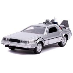 Jada Toys Back to The Future Part II 1:32 Time Machine Die-cast Car, Toys for Kids and Adults