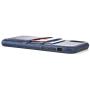 Dockem Wallet Case for iPhone X/XS: Built-in Metal Plate for Magnetic Mounting & 2 Credit Card Holders, 5.8'' Exec M2 Synthetic Leather (Navy Blue)