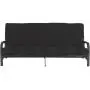 Mainstay.. Metal Arm Futon with 6'' Mattress, (1, Black)