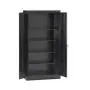 Tennsco 7224 24 Gauge Steel Standard Welded Storage Cabinet, 4 Shelves, 200 lbs Capacity per Shelf, 36'' Width x 72'' Height x 24'' Depth, Black Tennsco 7224 24 Gauge Steel Standard Welded Storage Cabinet, 4 Shelves, 200 lbs Capacity per Shelf, 36'' Width x 72'' Height x 24'' Depth, Black