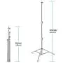 Neewer Stainless Steel Light Stand 102 inches/260 centimeters Heavy Duty with 1/4-inch to 3/8-inch Universal Adapter for Studio Softbox, Monolight and Other Photographic Equipment