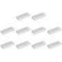uxcell 30x11x5mm Aluminum Heatsink Electronics Cooler for MOS IC Chip Silver 10 Pcs