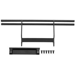 VGEBY RC Rear Bumper, Lightweight Metal Remote Control Vehicle Rear Bumper RC Upgrades Parts Replacement Accessories Fit for Traxxas TRX-4 G500 TRX-6 G63(Black)