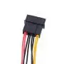 1pc New Computer Cooling Fan Cables 12v / 5v DC for CPU PC Case Fan 4-Pin Molex to 3-Pin Fan Power Cable Adapter Connector