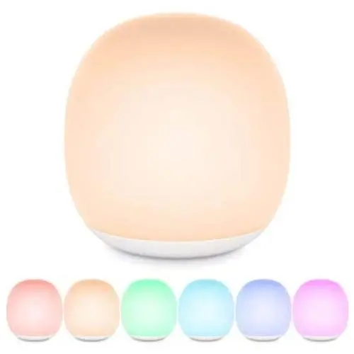 Night Light for Kids, Gladle Magnetic Bedside Lamp Touch Control Rechargeable with RGB Color Changing Mode, Dimmable LED Nursery Lamp with Timer Setting for Breastfeeding, Baby Gifts Night Light for Kids, Gladle Magnetic Bedside Lamp Touch Control Rechargeable with RGB Color Changing Mode, Dimmable LED Nursery Lamp with Timer Setting for Breastfeeding, Baby Gifts