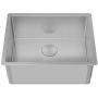 Modena Undermount Kitchen Sink Set, 16-Gauge Stainless Steel (21-Inch Single Bowl)