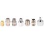 Professional 7pcs Airbrush Adaptor Kit Fitting Connector Set for Air Compressor & Airbrush Hose