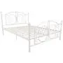 DHP Bombay Metal Bed Frame - Vintage Design - Full Size (White) DHP Bombay Metal Bed Frame - Vintage Design - Full Size (White)