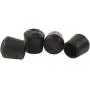 SoftTouch 4440595N 7/8 Inch Rubber Folding Metal Chair Leg Cap Replacement, 7/8'', 4 Pieces, Black, 4 Count