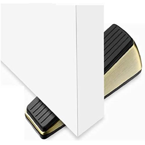 Rubber Door Stopper Metal Door Wadge Heavy Duty Door Stop Tall Doorstop, 1.18 Inch Height (1)