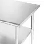 GRIDMANN NSF Stainless Steel Commercial Kitchen Prep & Work Table - 36 in. x 24 in.