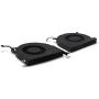 Padarsey New Laptop CPU Cooling Fan Left and Right Set Fit for MacBook Pro A1297 17-Inch Unibody 2009 2010 2011 DC 5V 2W Compatible with Part MG45070V1-Q010-S99 MG45070V1-Q021-S9A