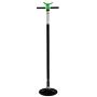 Arcan Underhoist Support Stand, 3/4 Ton Capacity, 12 Inch Diameter Base, Contoured Saddle, Bearing Mounted Spin Handle, Supports Vehicle Components (ALSS15)