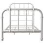 DHP Jenny Lind Metal Twin Bed Frame in White