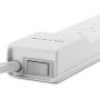 Belkin 6-Outlet Power Strip Surge Protector, Flat Rotating Plug, 6ft Cord – Ideal for Personal Electronics, Small Appliances and More (1080 Joules), White