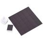 Watercolor Half Pans with Magnetic Stripe - 48Pcs White Plastic Empty Artist Paint Pan Kits for DIY Watercolor Oils or Acrylics Painting Travel Tin Case Palette Art Drawing qianshan
