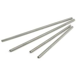 StainlessLUX 77512 2-piece Extra-long Stainless Steel Milkshake Straws/Smoothie Straw Set, 12 Inches Long x 0.3 Inches Diameter, Brilliant Finish Food-safe 18/8 Stainless, 2 Straws in a Set