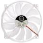 Thermaltake 200mm Pure 20 Series Blue LED Quiet High Airflow High Performance Easy to Install Case Fan CL-F016-PL20BU-A, Clear w Blue LED