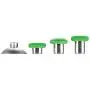eXtremeRate 8 in 1 Green Metal Magnetic Thumbsticks Analog Joysticks for Xbox One, Xbox One Elite, Xbox One S, Xbox Series X, PS4 Slim, PS4 Pro, PS4 Controller with T8H Cross Screwdrivers