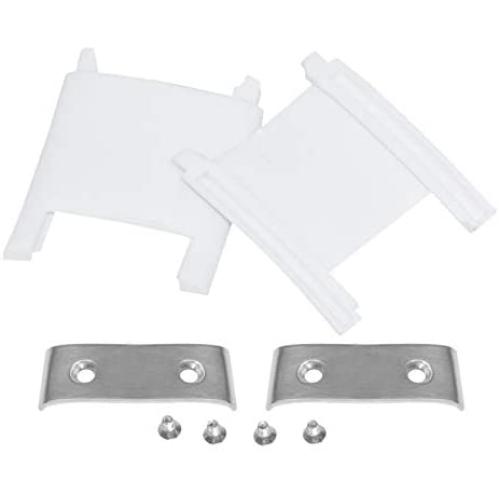 Learsoon Replacement Headband Bezel + Metal Tab Clip Screw Set Repair Part Compatible with Beats by Dr.dre Solo HD Wireless Headphones (White)