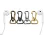 RETON 10 Pcs 39mm Metal Swivel Clasps Bag Clasps Lobster Swivel Trigger Clips Snap Hook for 13mm Strapping DIY Accessories (Light Gold)