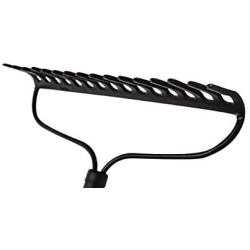 Hooyman Landscape and Metal Bow Rake with Heavy Duty Construction and Ergonomic No-Slip Handle for Gardening, Land Management, Yard Work, Farming and Outdoor