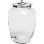 AquaNation BPA Free Replacement Cooler Faucet Water Bottle Jug Ceramic Water Crock Reusable Spigot Spout Water Beverage Lever Pour Dispenser Valve Gravity Water Tap - Chrome (1)