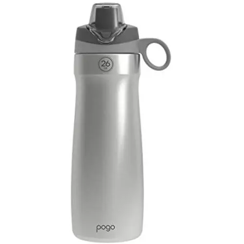 Pogo Vacuum Stainless Steel Water Bottle with Chug Lid