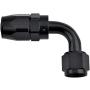 EVIL ENERGY 6AN 90 Degree Swivel Hose End Fitting for Braided Fuel Line Aluminum Black