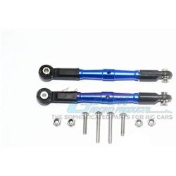 GPM Losi 1/10 Baja Rey 4WD Desert Truck (LOS03008) Upgrade Parts Aluminum Front Turnbuckle for Steering - 1Pr Set Blue