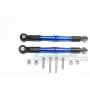 GPM Losi 1/10 Baja Rey 4WD Desert Truck (LOS03008) Upgrade Parts Aluminum Front Turnbuckle for Steering - 1Pr Set Blue