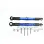 GPM Losi 1/10 Baja Rey 4WD Desert Truck (LOS03008) Upgrade Parts Aluminum Front Turnbuckle for Steering - 1Pr Set Blue