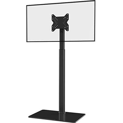 Universal TV Stand with Mount 100 Degree Swivel Height Adjustable and Tilt Function for 19 to 42 inch LCD, LED OLED TVs,HT1001B